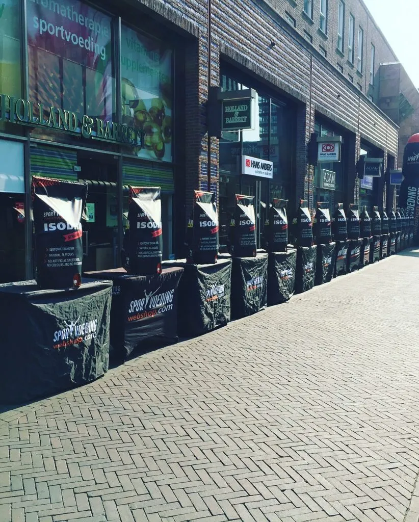 30.000 keer Iso Drink bij de Enschede Marathon