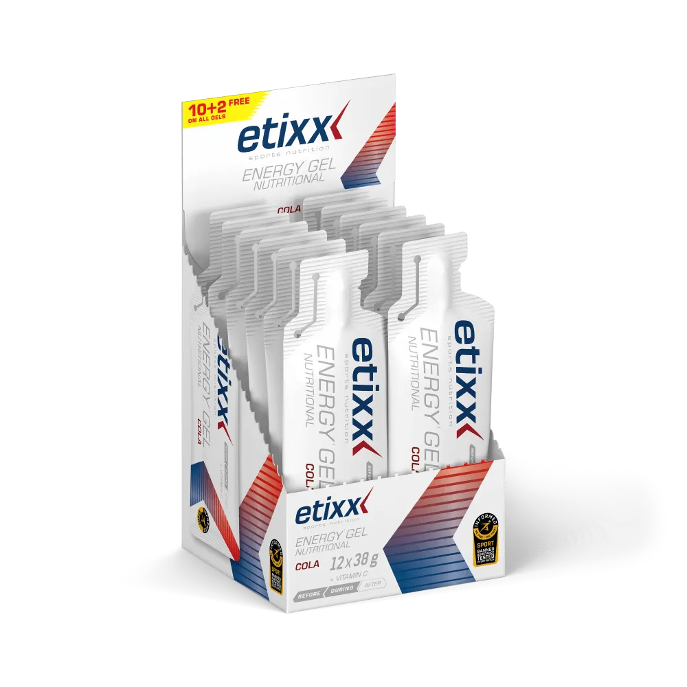 Etixx Energy Gel Cola 12 x 38 gram