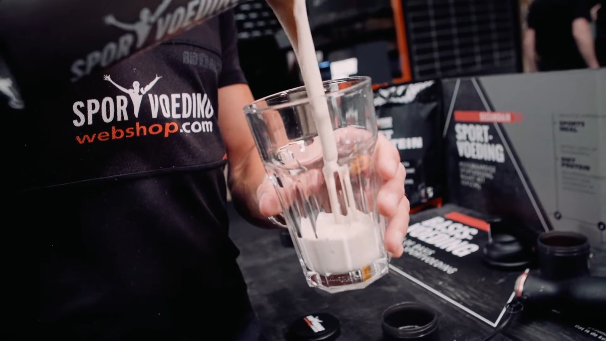 Eiwitshake voor het slapen