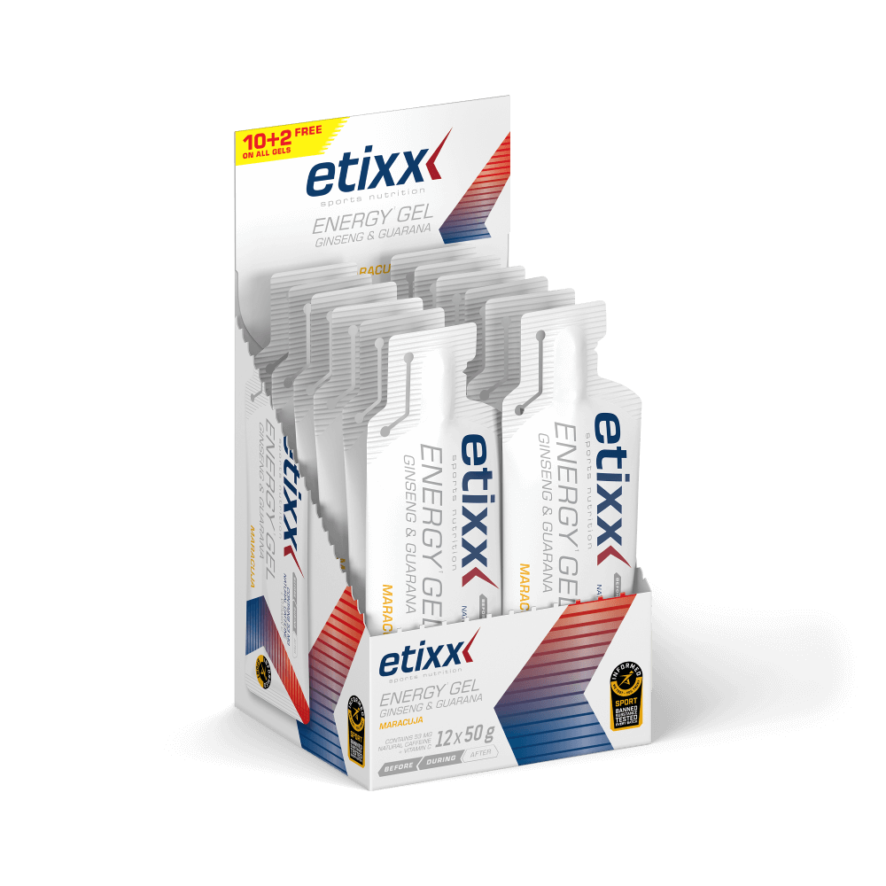 Etixx Energy Gel Ginseng & Guarana 12 stuks