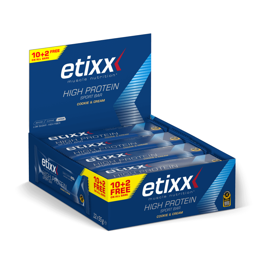 Etixx High Protein Bar Cookies & Cream 12 x 50 gram