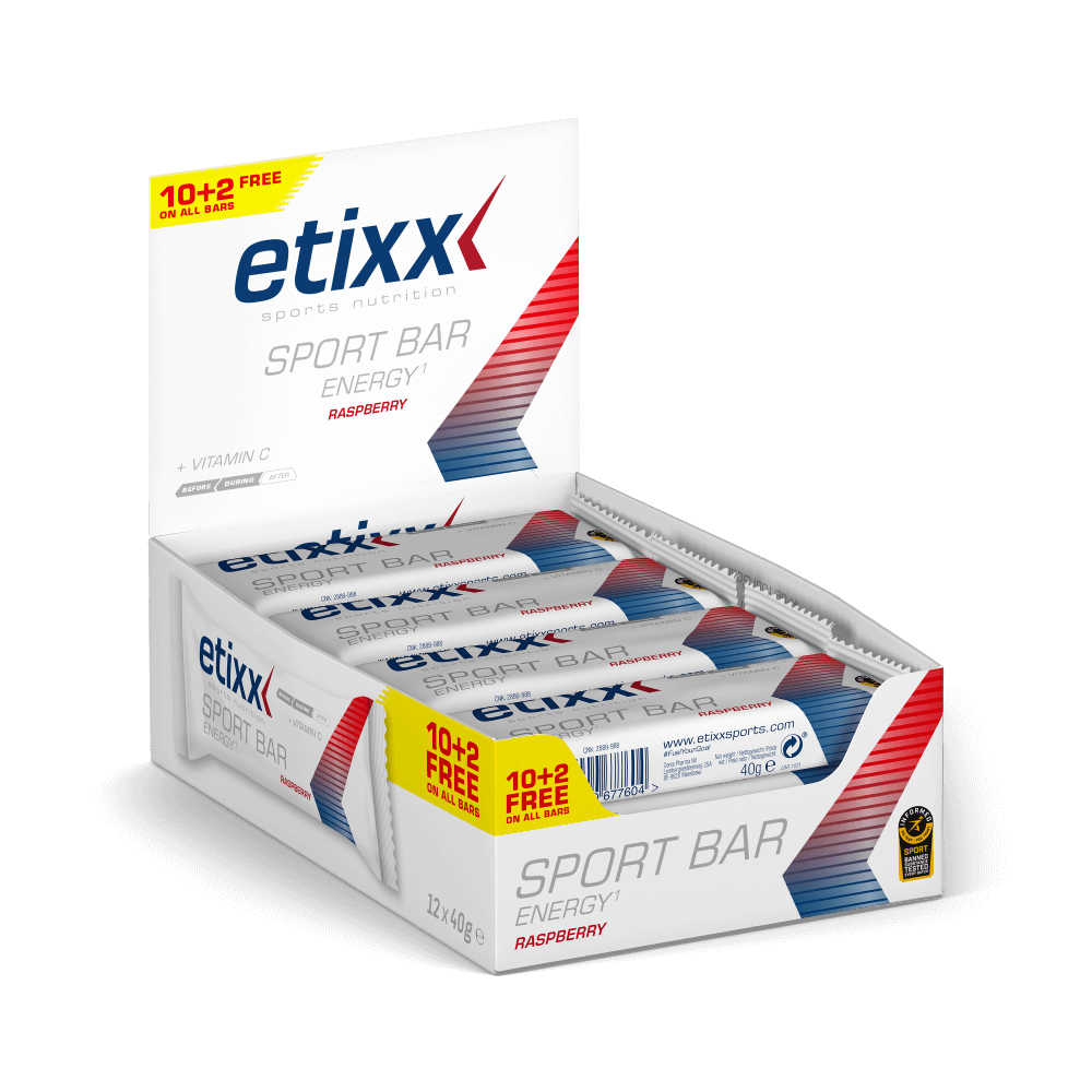 Etixx Energy Sport Bar Raspberry 12 x 40 gram