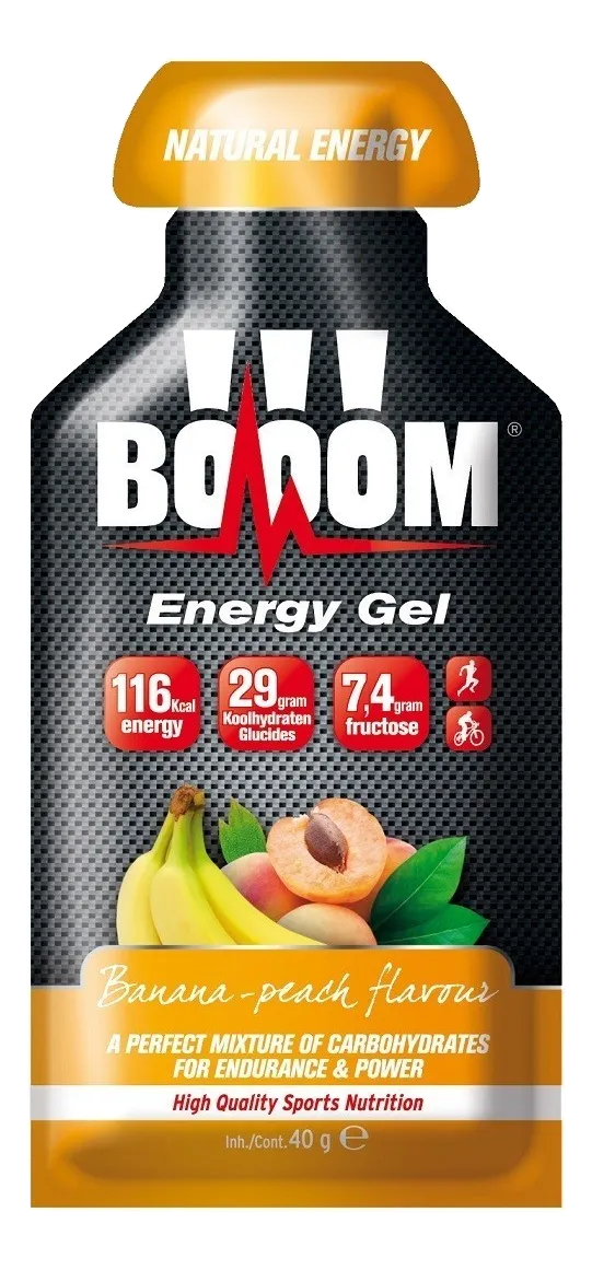 BOOOM Energy Fruit Gel Banana Peach