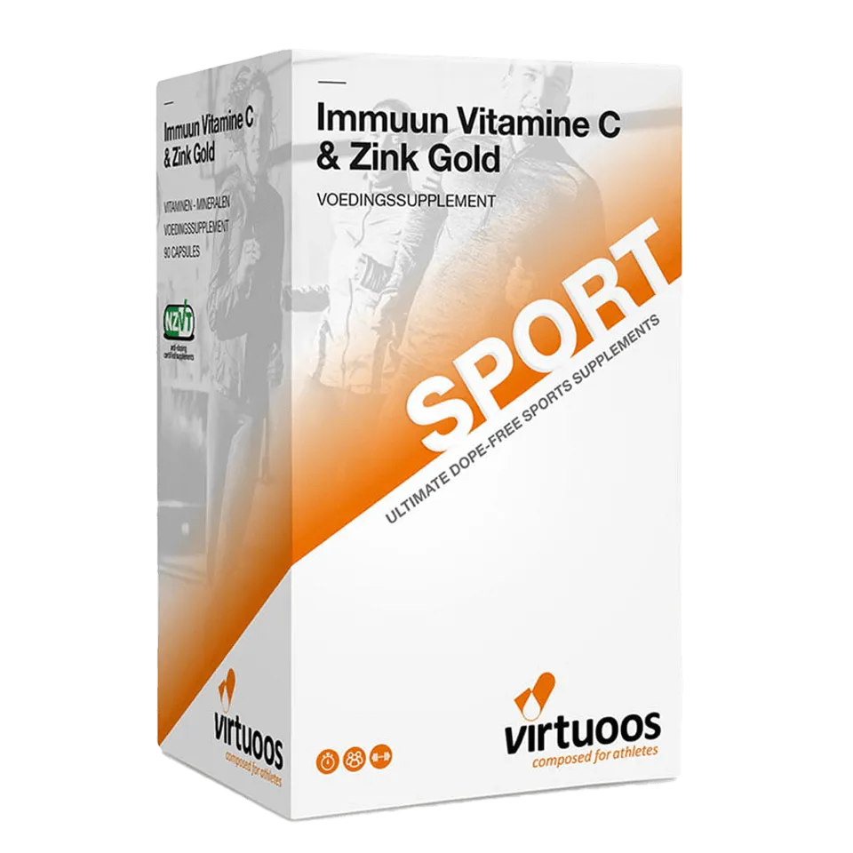 Virtuoos Immuum Vitamine C & Zink Gold 90 tabletten