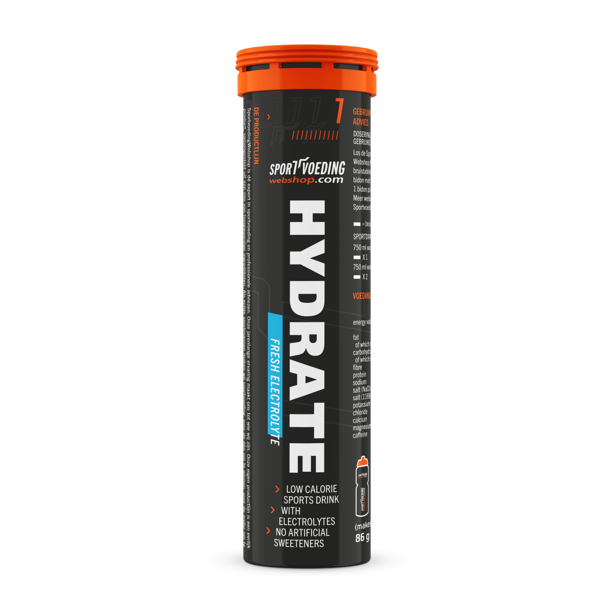 sportvoedingwebshop-hydrate-fresh SportvoedingWebshop Hydrate Electrolyte bruistabletten