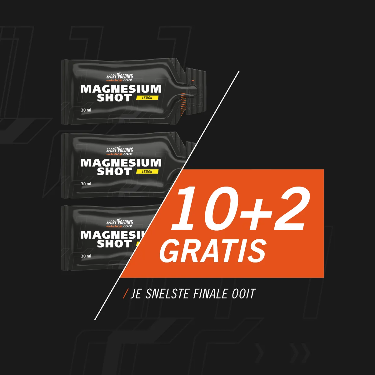 SportvoedingWebshop Magnesium SHOT | 10+2 gratis